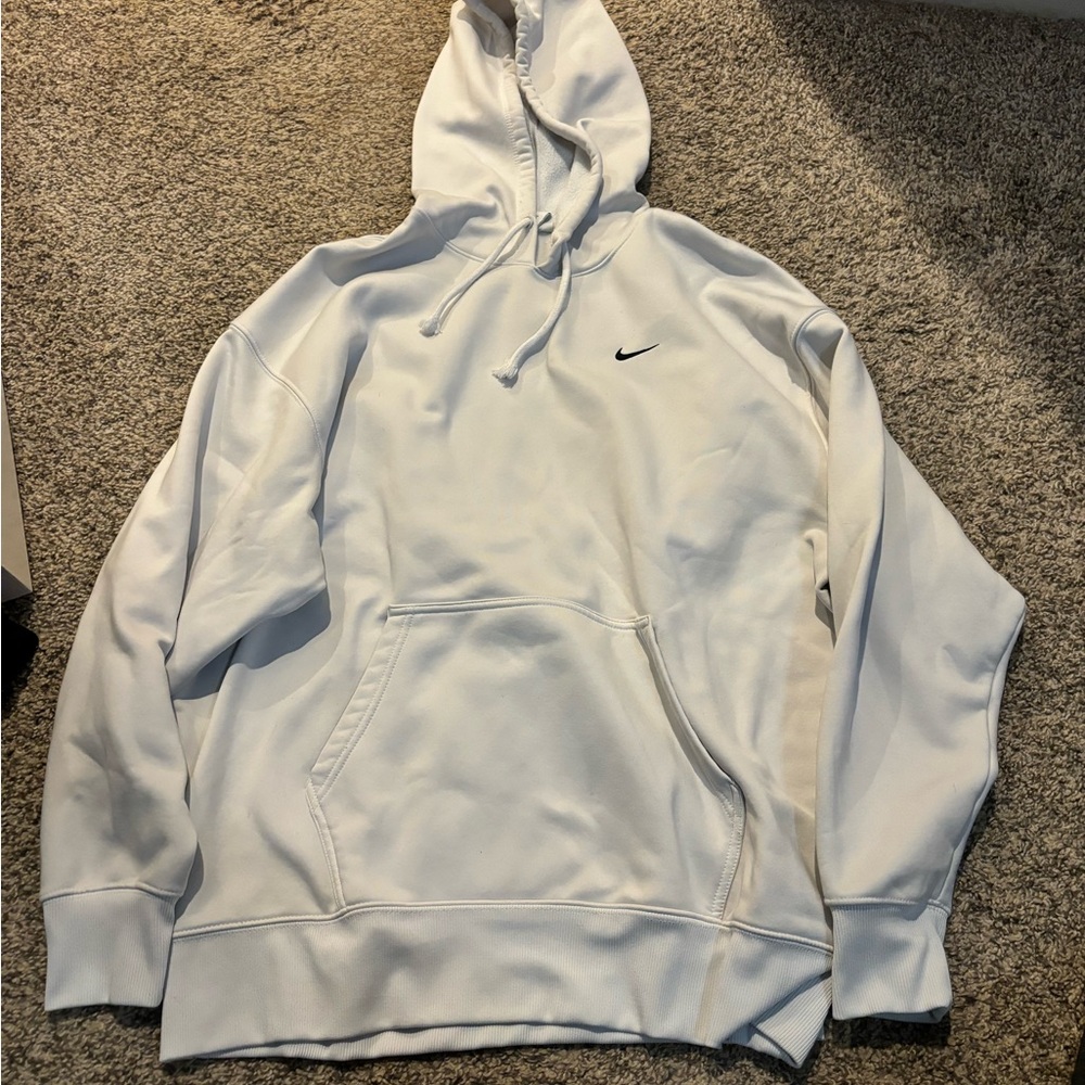 Nike Men's Classic White Hoodie